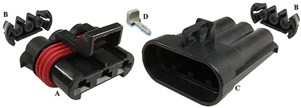 Metri-Pack - Sealed 630 Series Connector and Lock